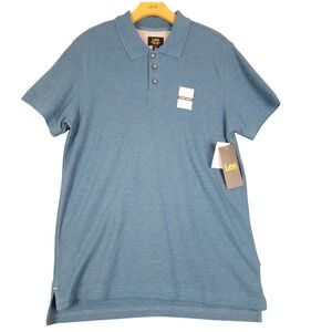 Lee Men's Moroccan Blue Extreme Comfort Polo Shirt Short Sleeve Size L LM18PL087